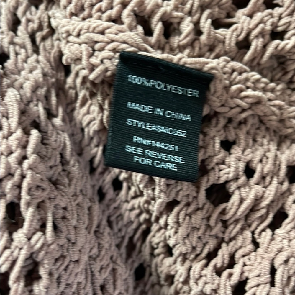 Moon & Madison Taupe Knit Cardigan - Picture 9 of 11